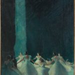 Les Sylphides (Hinter den Kulissen) Öl auf Leinwand, Um 1915, Deutsches Tanzarchiv Köln